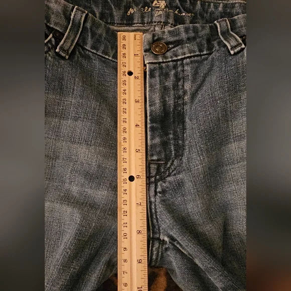 7 For All Mankind Women's Blue Jeans - Picture 7 of 9
